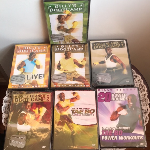 Billy Blanks Bootcamp 7 sealed Dvds New in Cases Tae Bo power Cardio Workouts - Picture 4 of 5